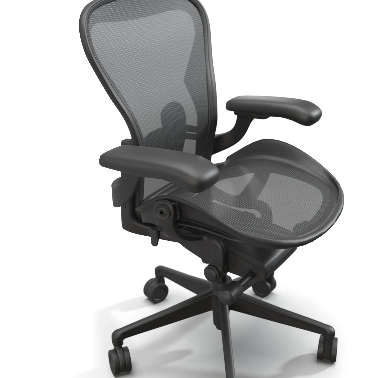 Herman Miller Aeron Chair PBR 3D Model_05